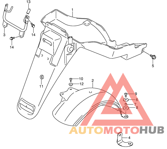 Заднее крыло