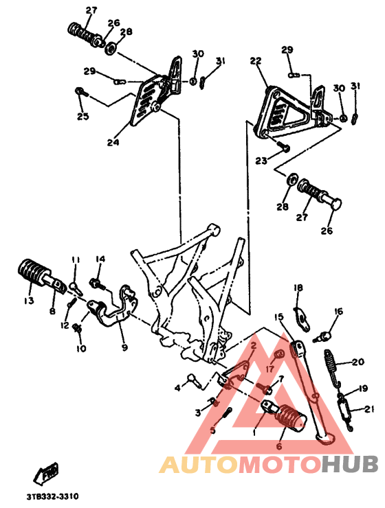 Support & repose pied
