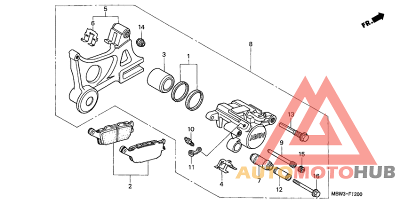 Задний суппорт
