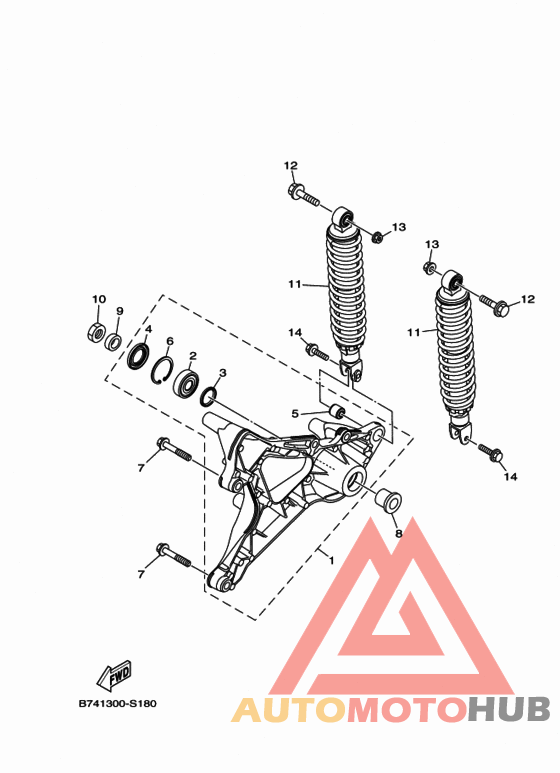 Rear arm & suspension