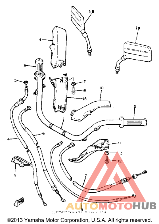 Handlebar-cable