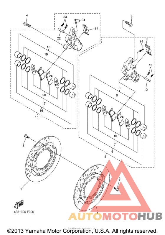 Передний суппорт
