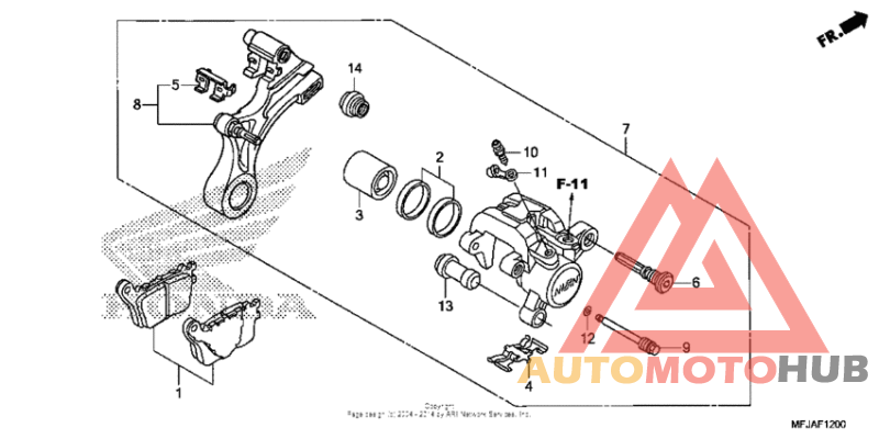 Задний суппорт