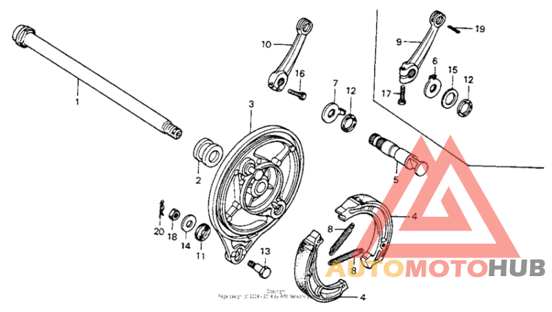 Задний тормоз