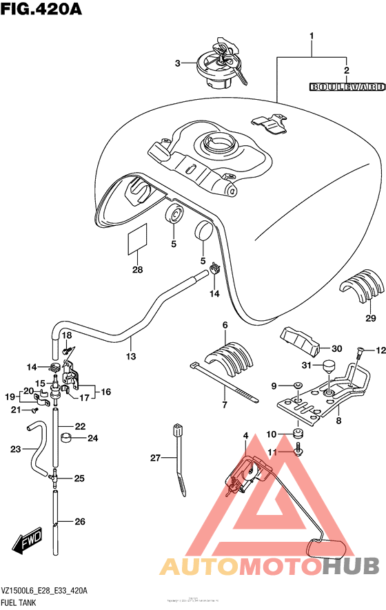 Fuel Tank (Vz1500L6 E28)