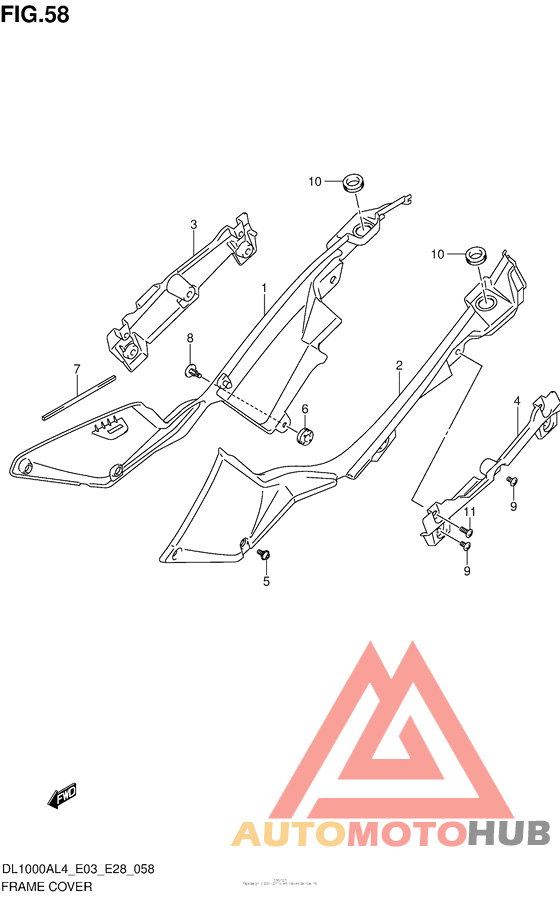 Обтекатель рамы
