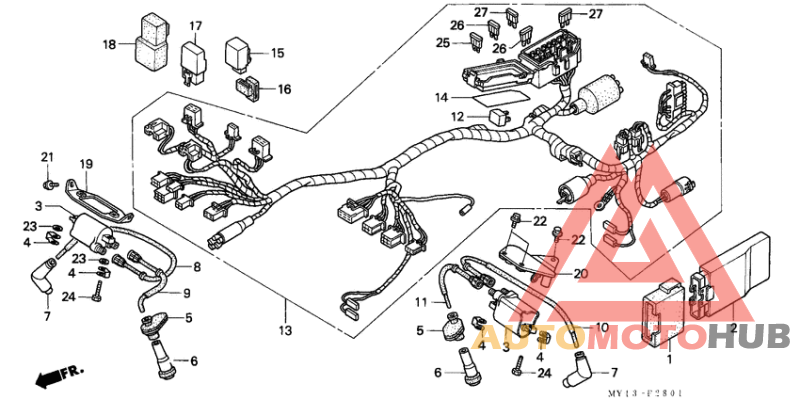 Wire harness/ ignition coil