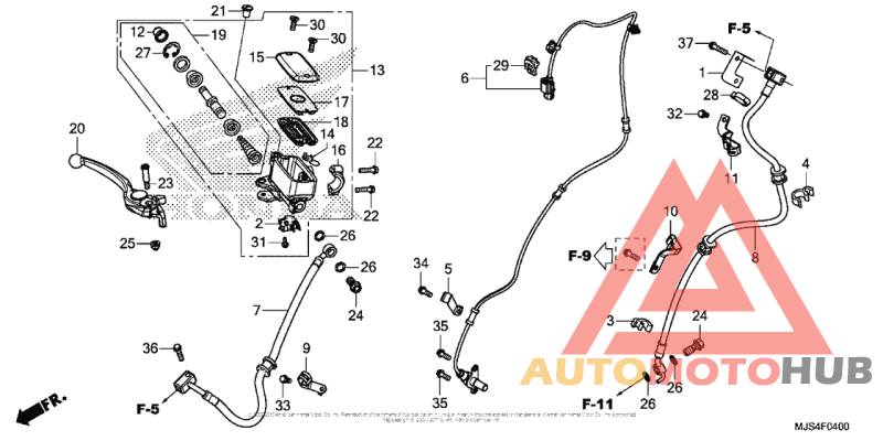 Front Brake Master Cylinder (1)
