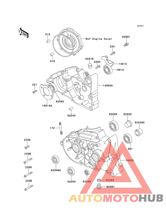 Картер двигателя