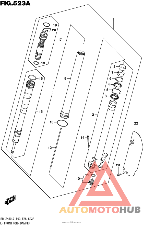 Lh Front Fork Damper