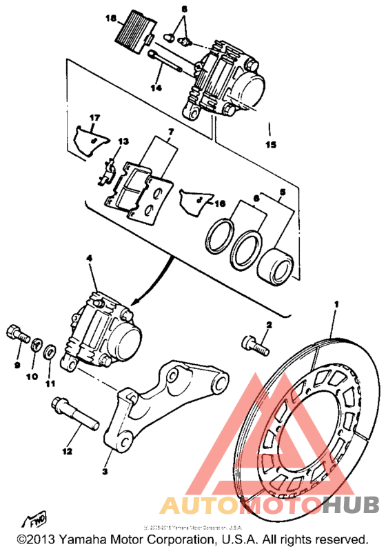 Задний суппорт