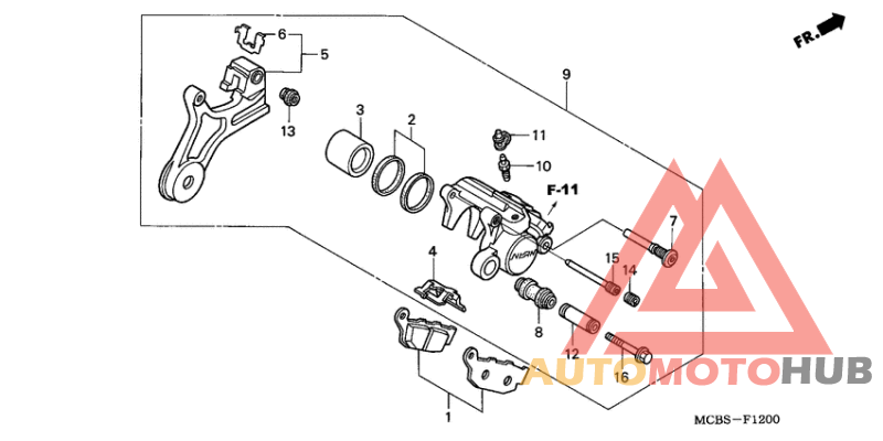 Задний суппорт