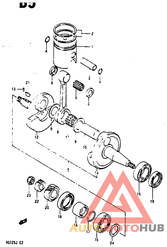 Вал коленчатый
