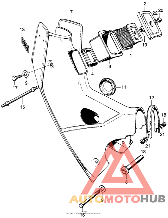 Front cover + air cleaner