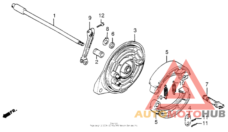 Задний тормоз