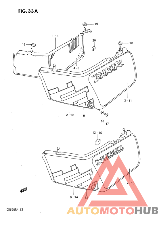 Обтекатель задний