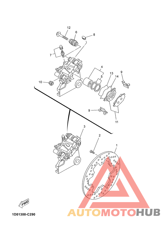 Задний суппорт