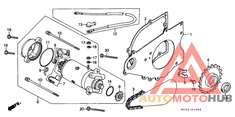 Стартерный мотор