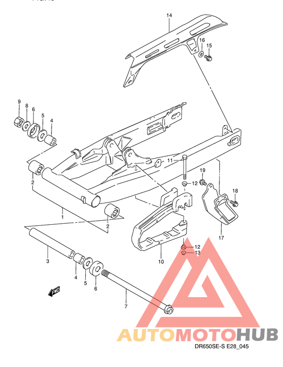 Маятник задний