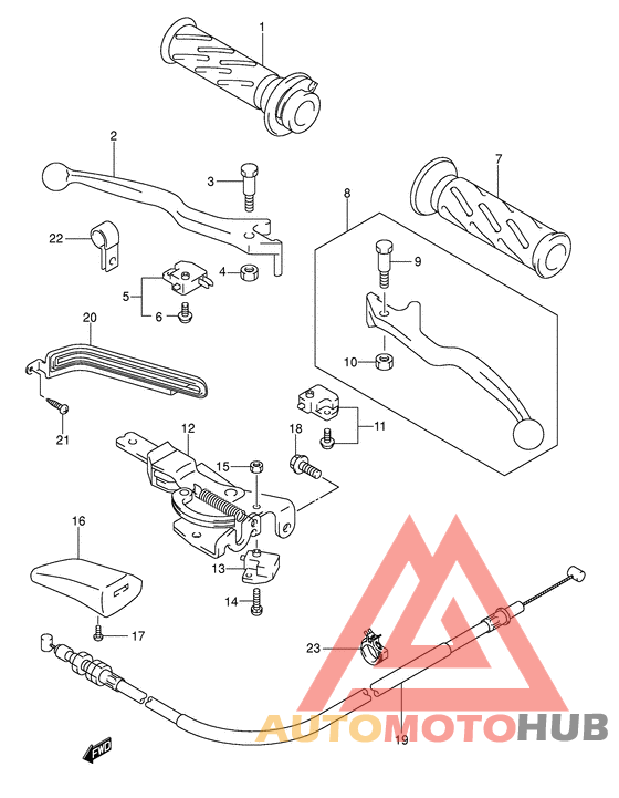 Рулевой рычаг