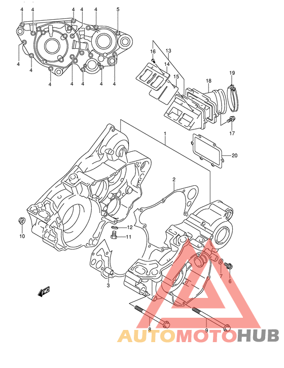 Картер двигателя