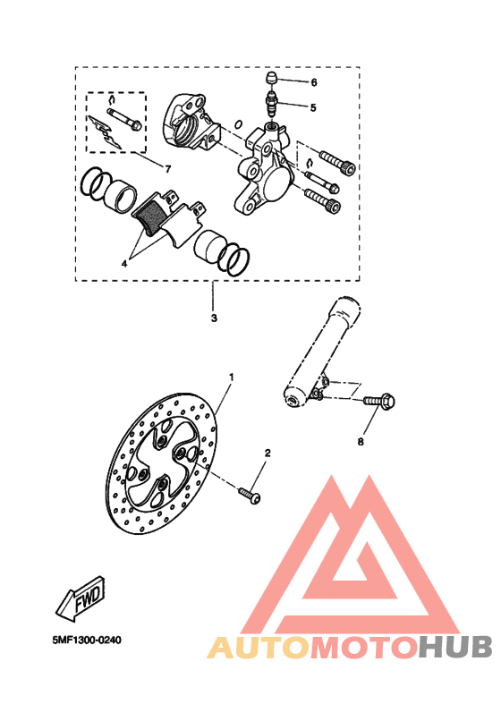 Передний суппорт