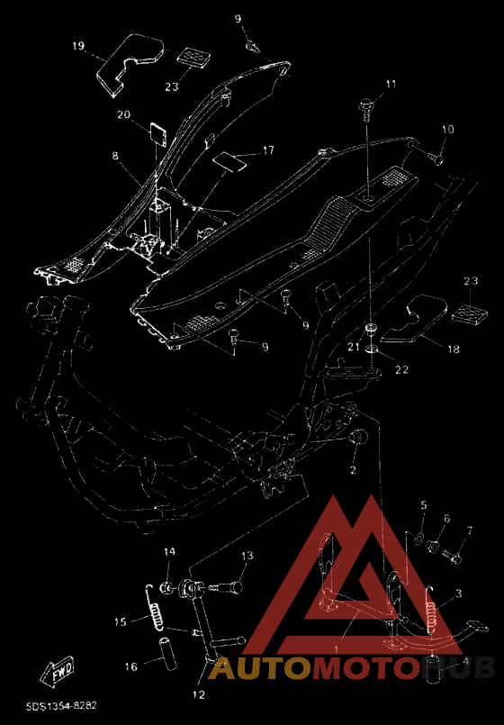 Support & repose pied