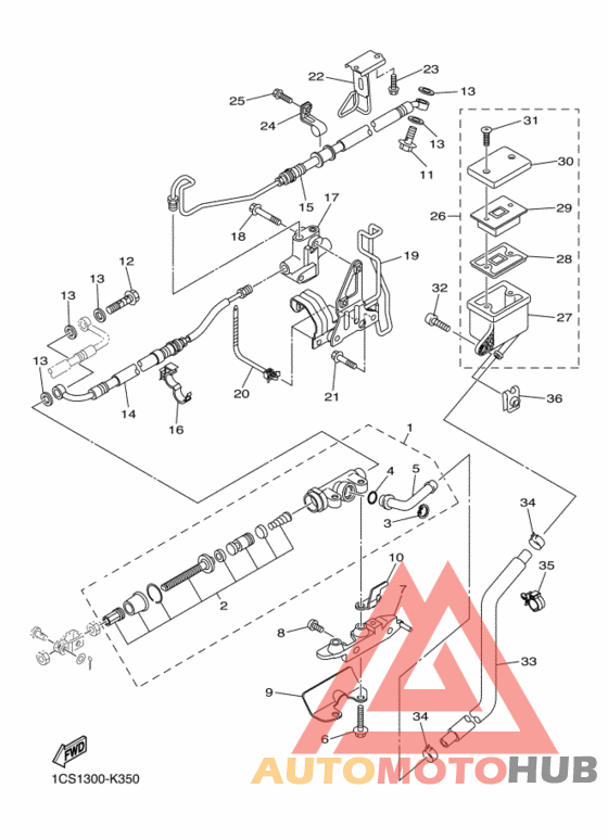 Задний торм цилиндр