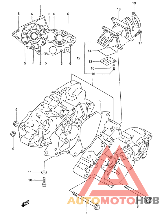 Картер двигателя