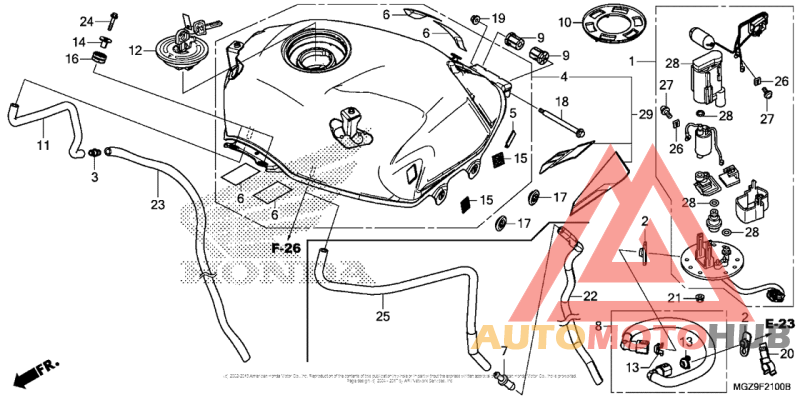 Fuel Tank + Fuel Pump