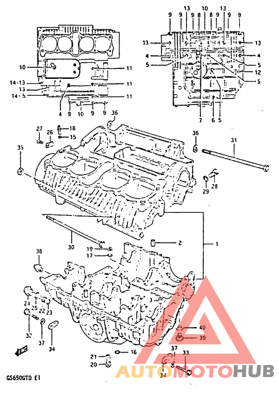 Картер двигателя