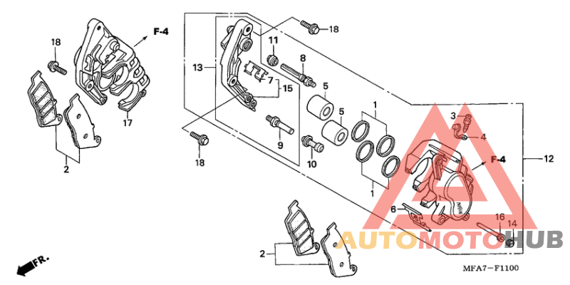 Передний суппорт