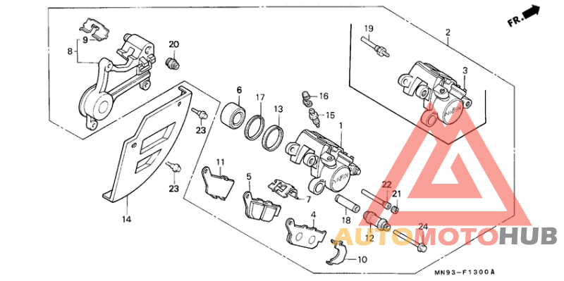 Задний суппорт