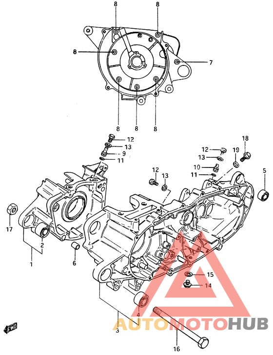 Картер двигателя