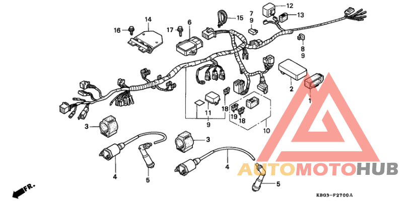 Wire harness/ ignition coil