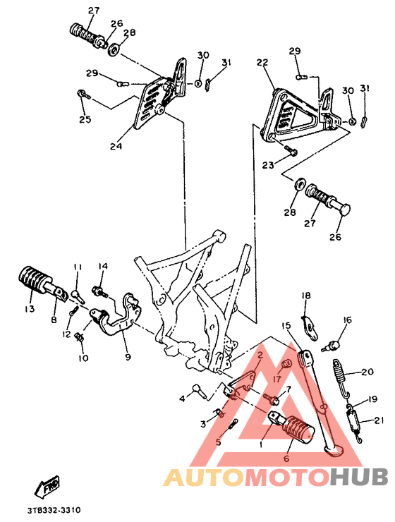 Stand. footrest