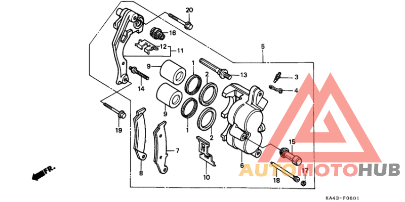 Передний суппорт