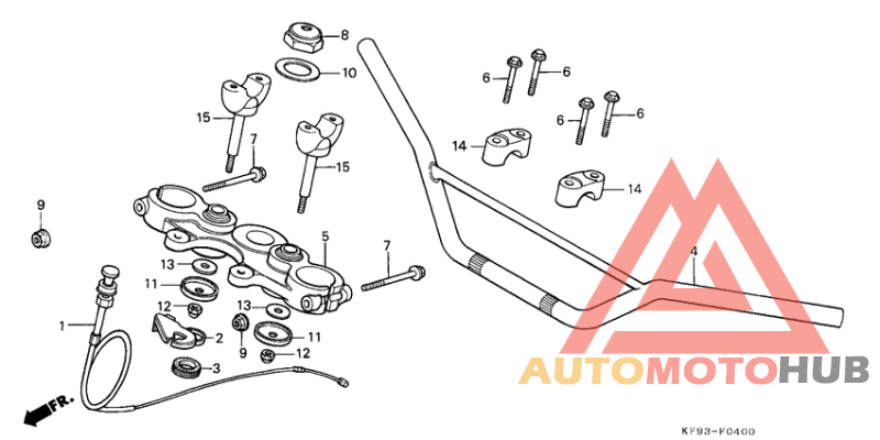 Handle pipe/top bridge
