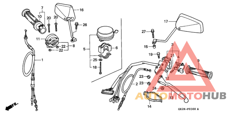 Handle lever/switch/ cable