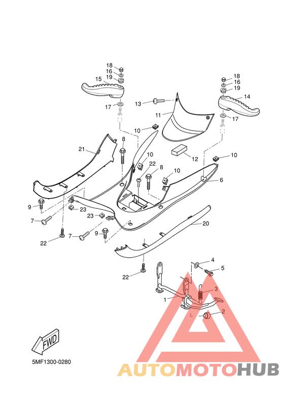 Stand. footrest