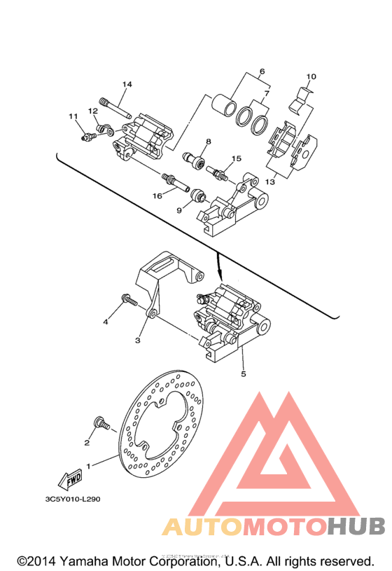 Задний суппорт