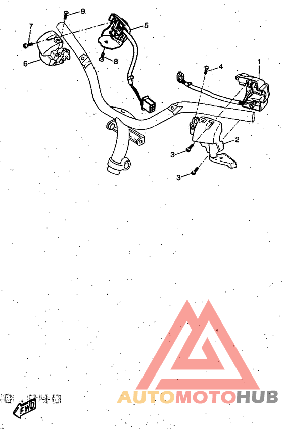 Handle switch. lever