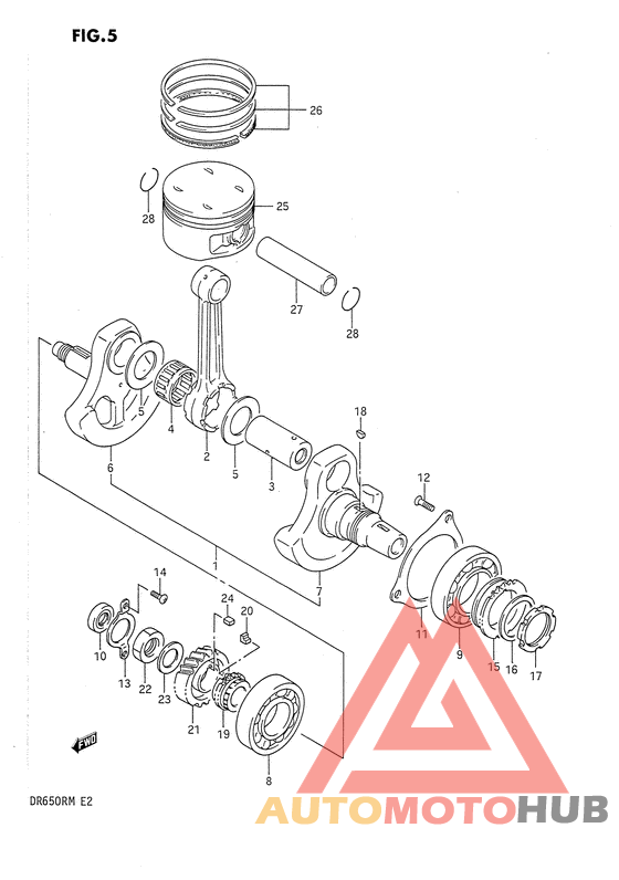 Вал коленчатый