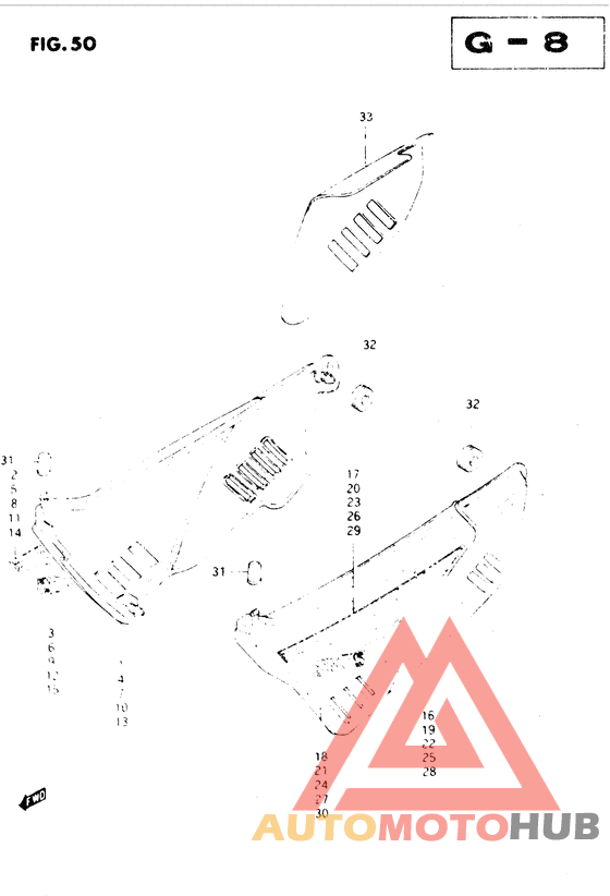 Обтекатель задний