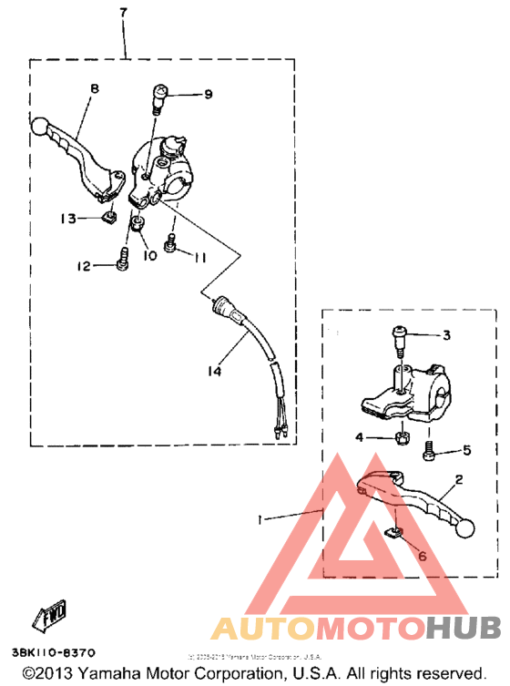 Handle switch - lever