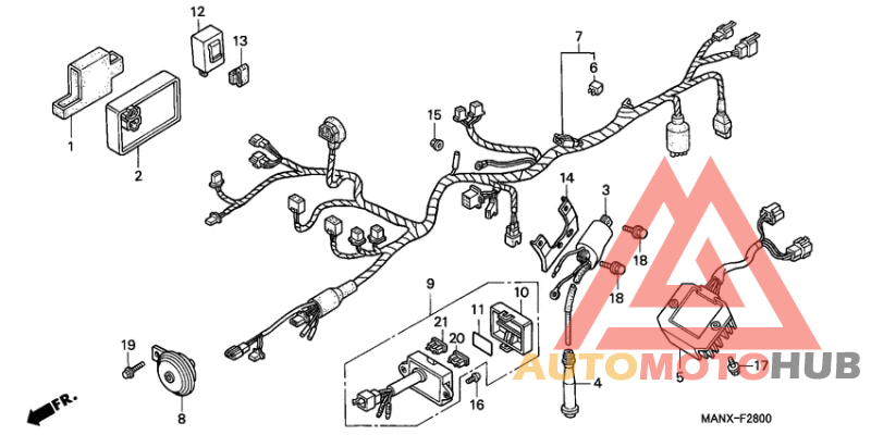 Wire harness/ ignition coil