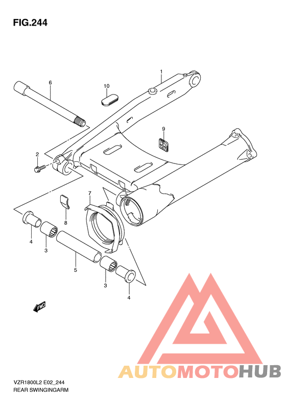 Rear swingingarm