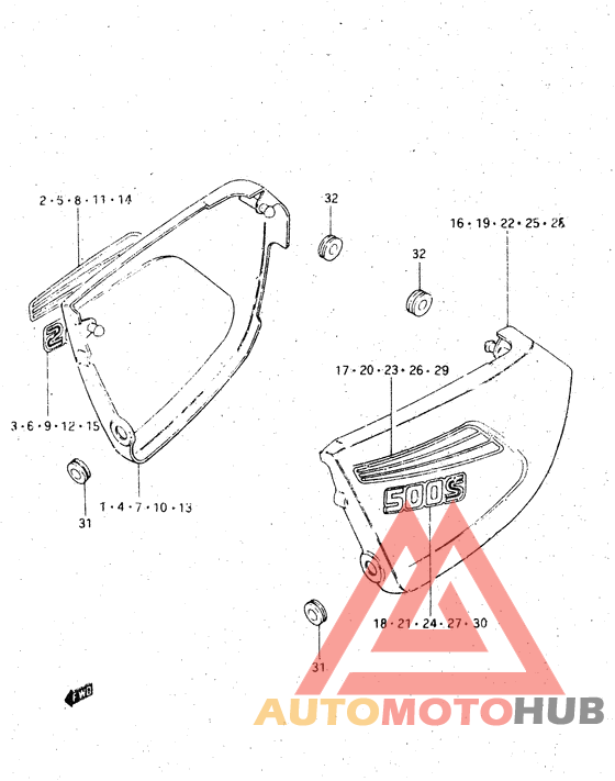 Обтекатель задний