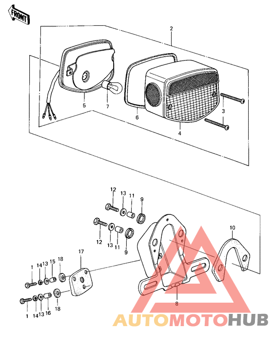 Taillight unit ass`y