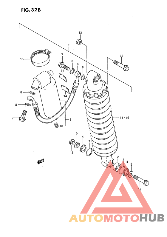 Задние амортизаторы